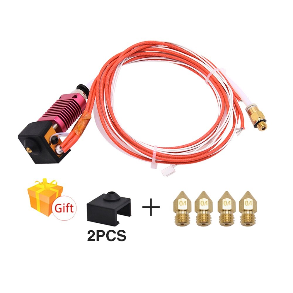 Creativity® MK8 Extruder Hotend kit 0.4mm Nozzle 1.75mm Filament for Ender 3 Ender3 V2 CR10 Ender 5 3D Printer Parts